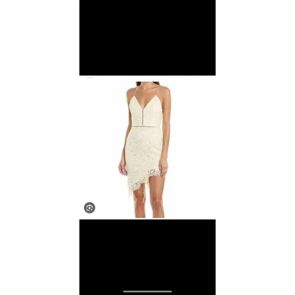 NBD | Dresses | Nbd Cream Lace Midi Mini Asymmetrical Dress Size M | Poshmark NBD | Dresses | Nbd Cream Lace Midi Mini Asymmetrical Dress Size M | Poshmark